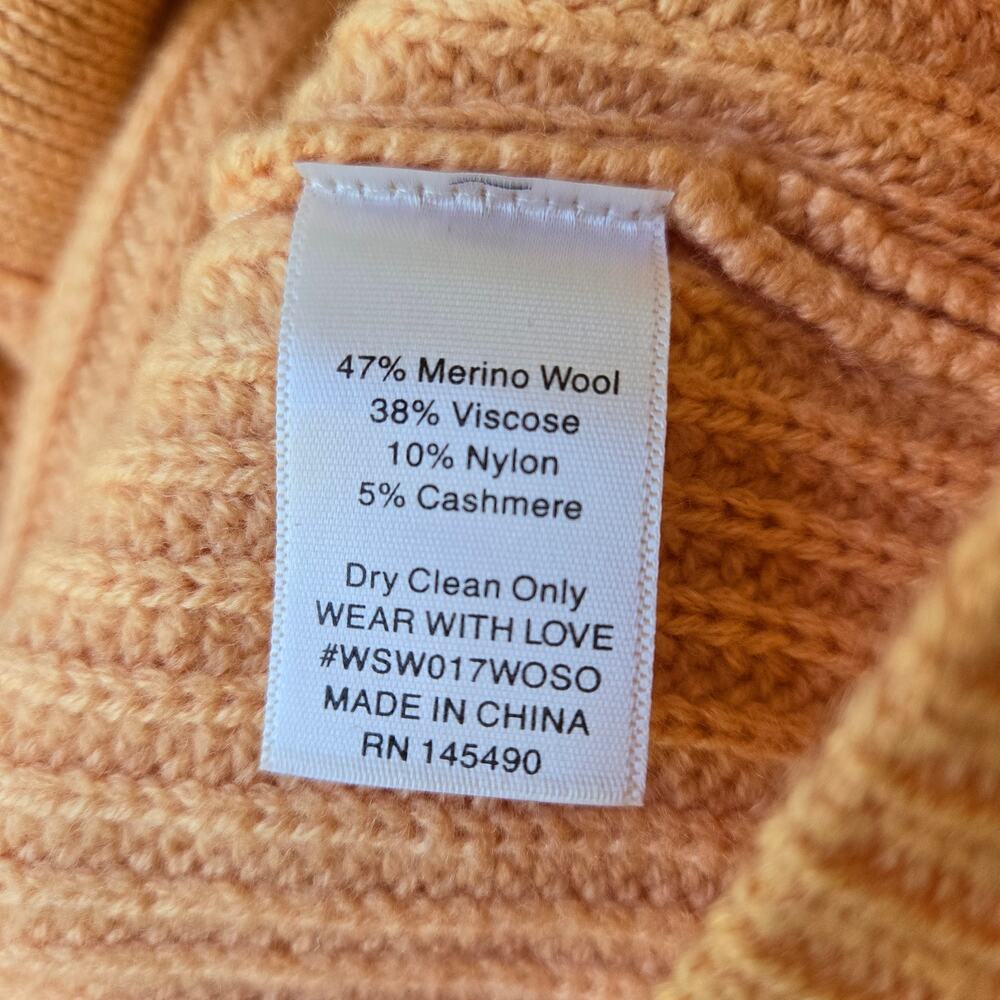 Electric & Rose NEW Cora Cardigan Sweater Orange Melon Color Womens Sz Small NWT - Picture 9 of 14